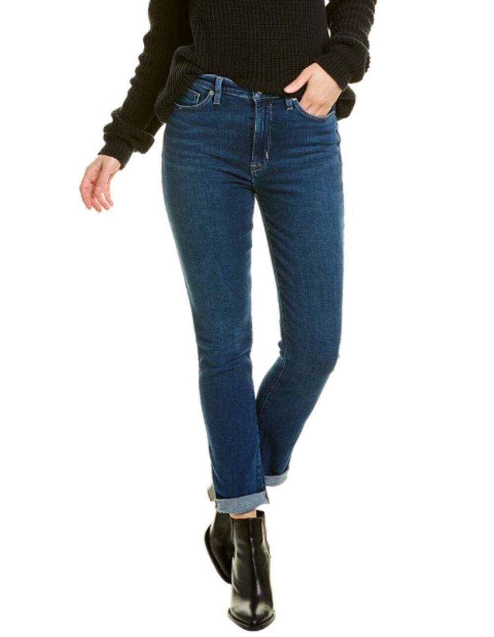 Hudson Jeans Blair High Rise Straight Crop Tanya 24 NWT